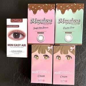 5 pairs of circle lenses 👁️👁️